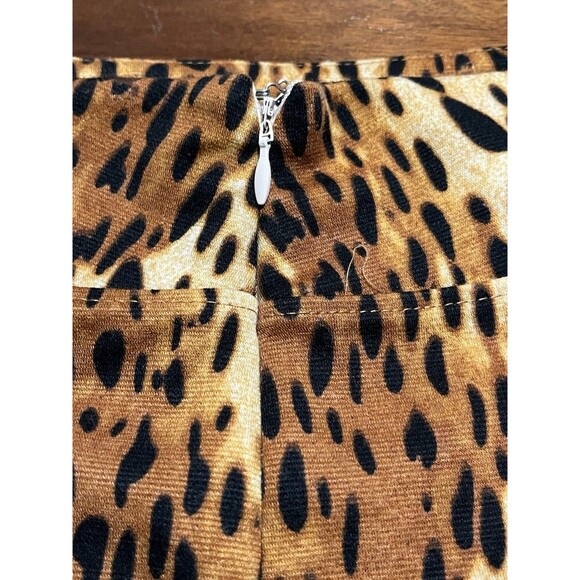 🔥 NY&CO LEOPARD SKIRT W14 EUC FLAWLESS! 🔥 - Picture 7 of 9